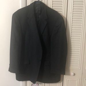 Men’s Dark Blue Tweed Blazer (50R)